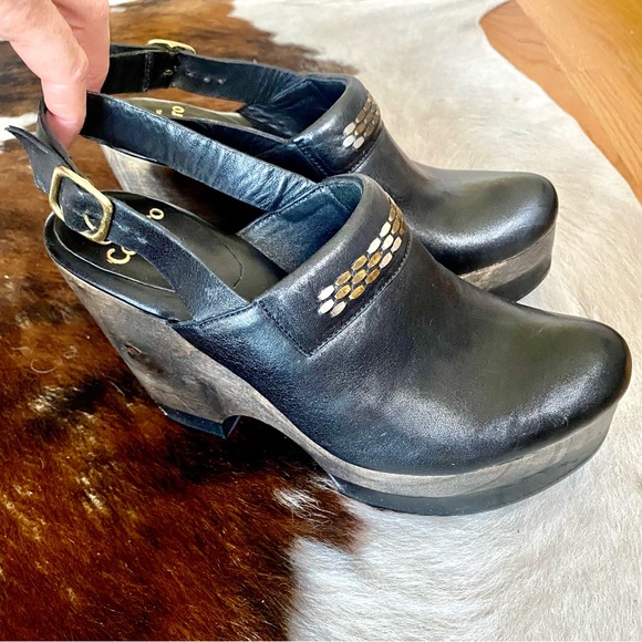 CALEEN CORDERO 💜Fabulous Clogs with strap & buckle 💜EUC💜 9 1/2 💜GORGEOUS 💜 - Picture 11 of 13